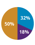 Conservative pie chart