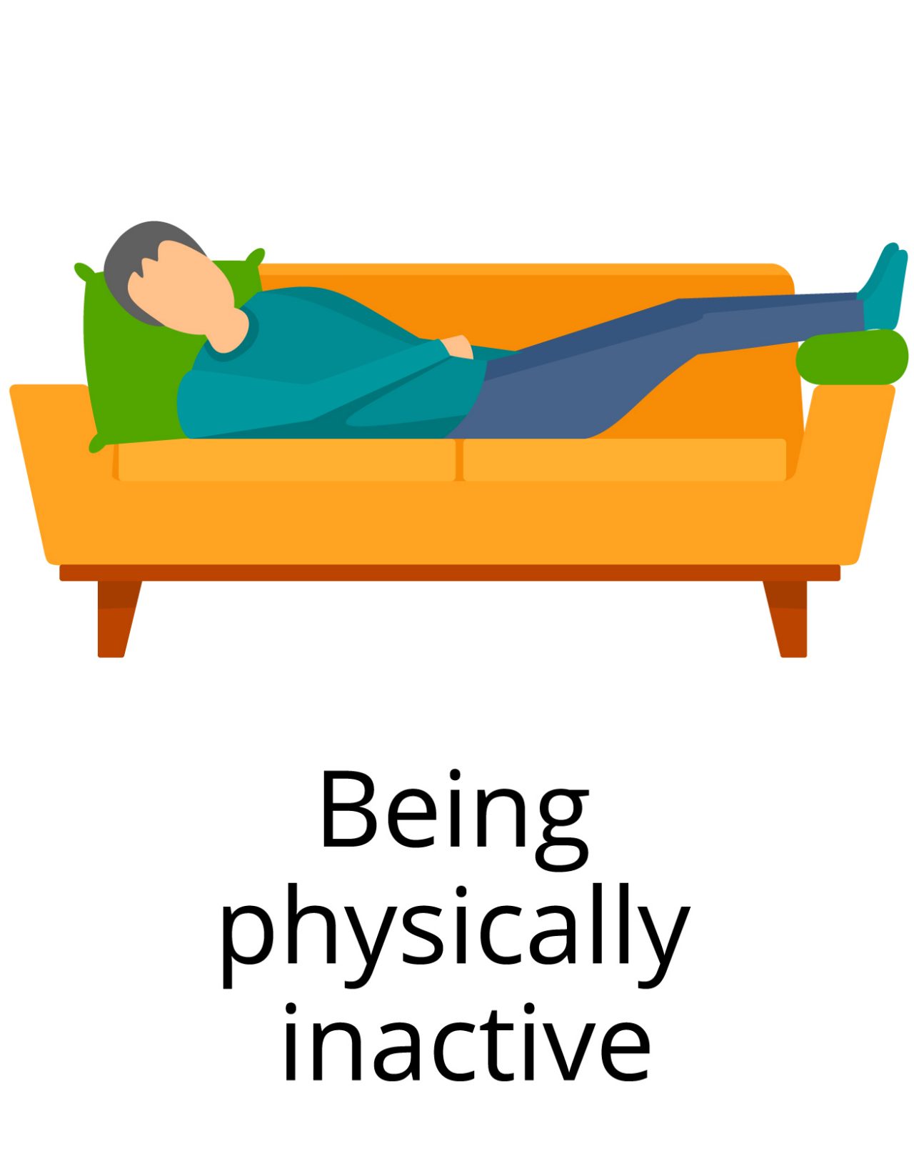 Being physically inactive