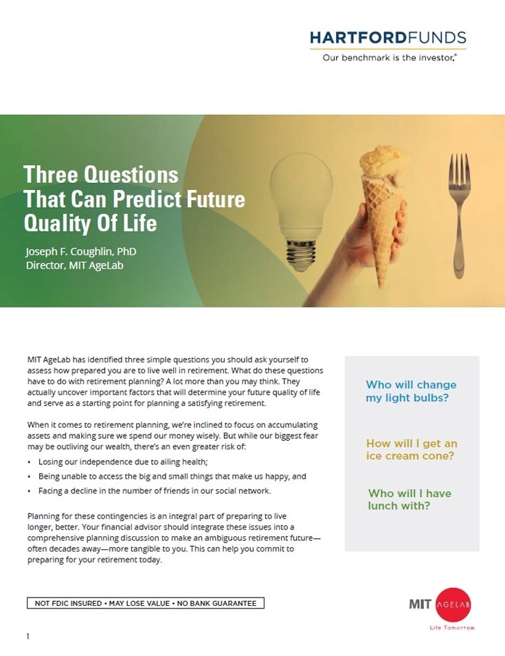 Three Questions That Can Predict Future Quality Of Life White Paper