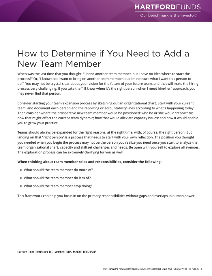 How to Determine if You Need to Add a Team Member